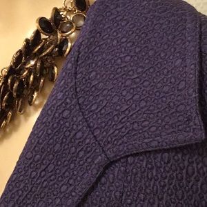 Chico’s Purple Textured Jacket Size 2/ Medium NWT